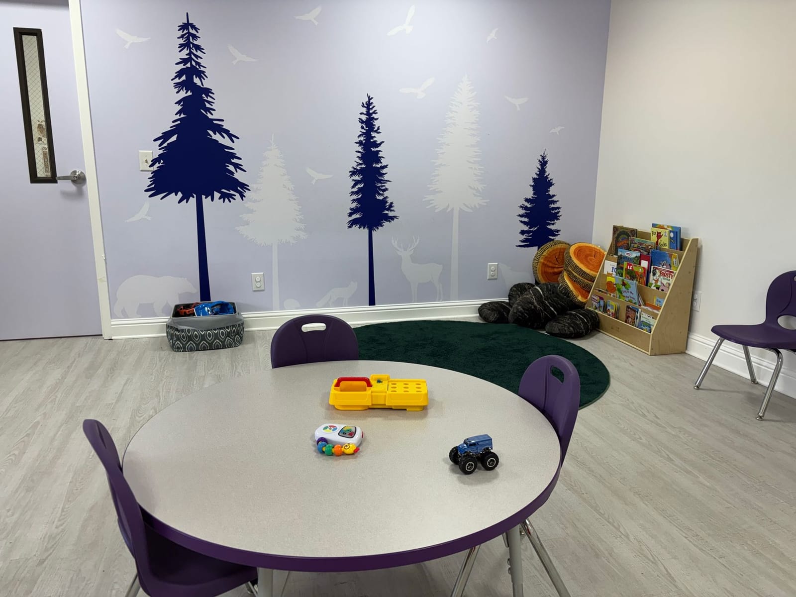 Learning tables at ABA center in Charlotte, NC