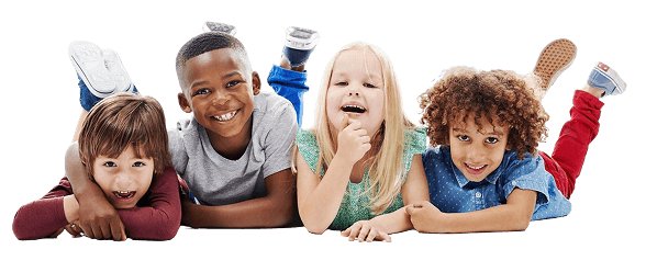 Happy children together